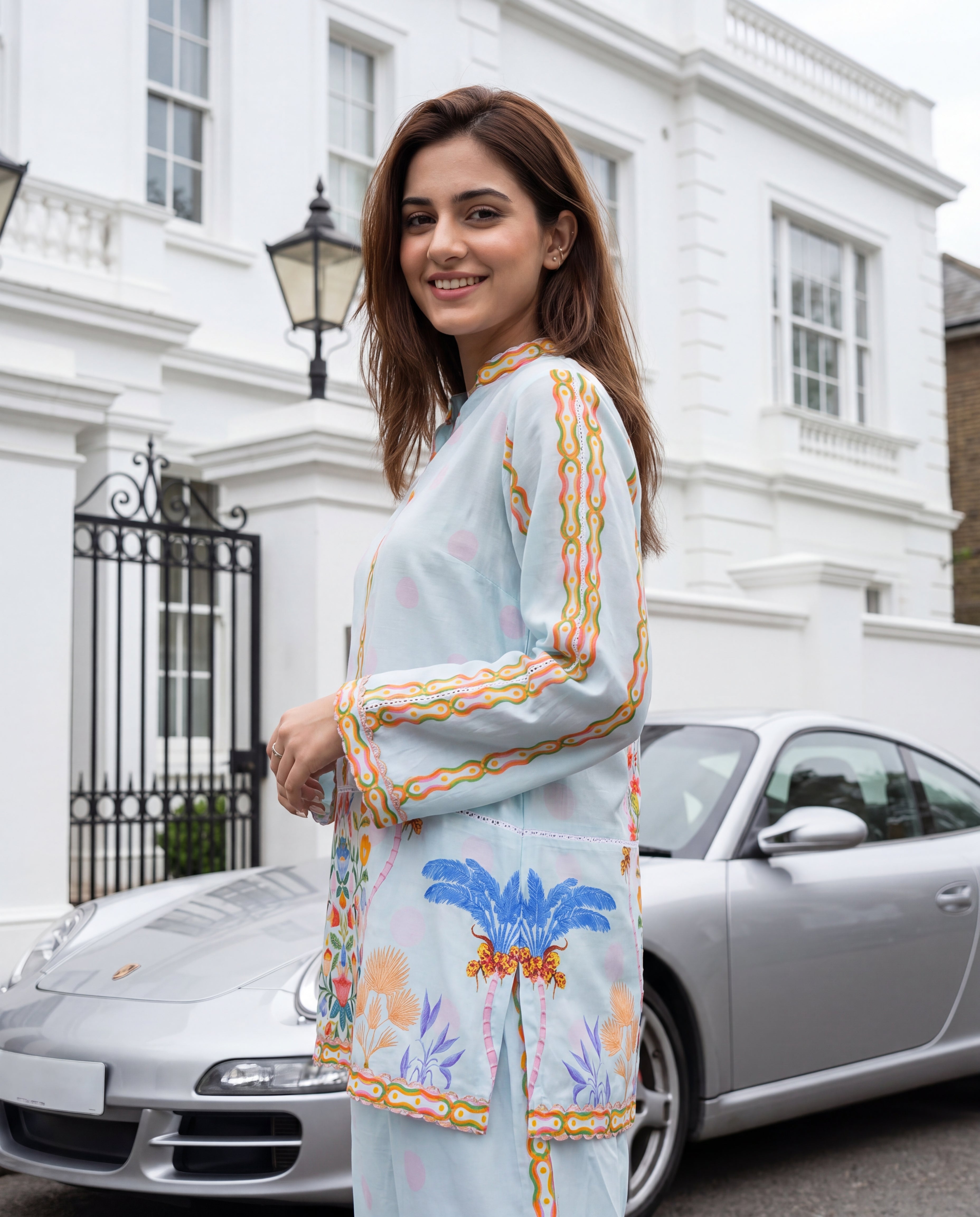 POWDER BLUE PARADISE (RTW 2PC)