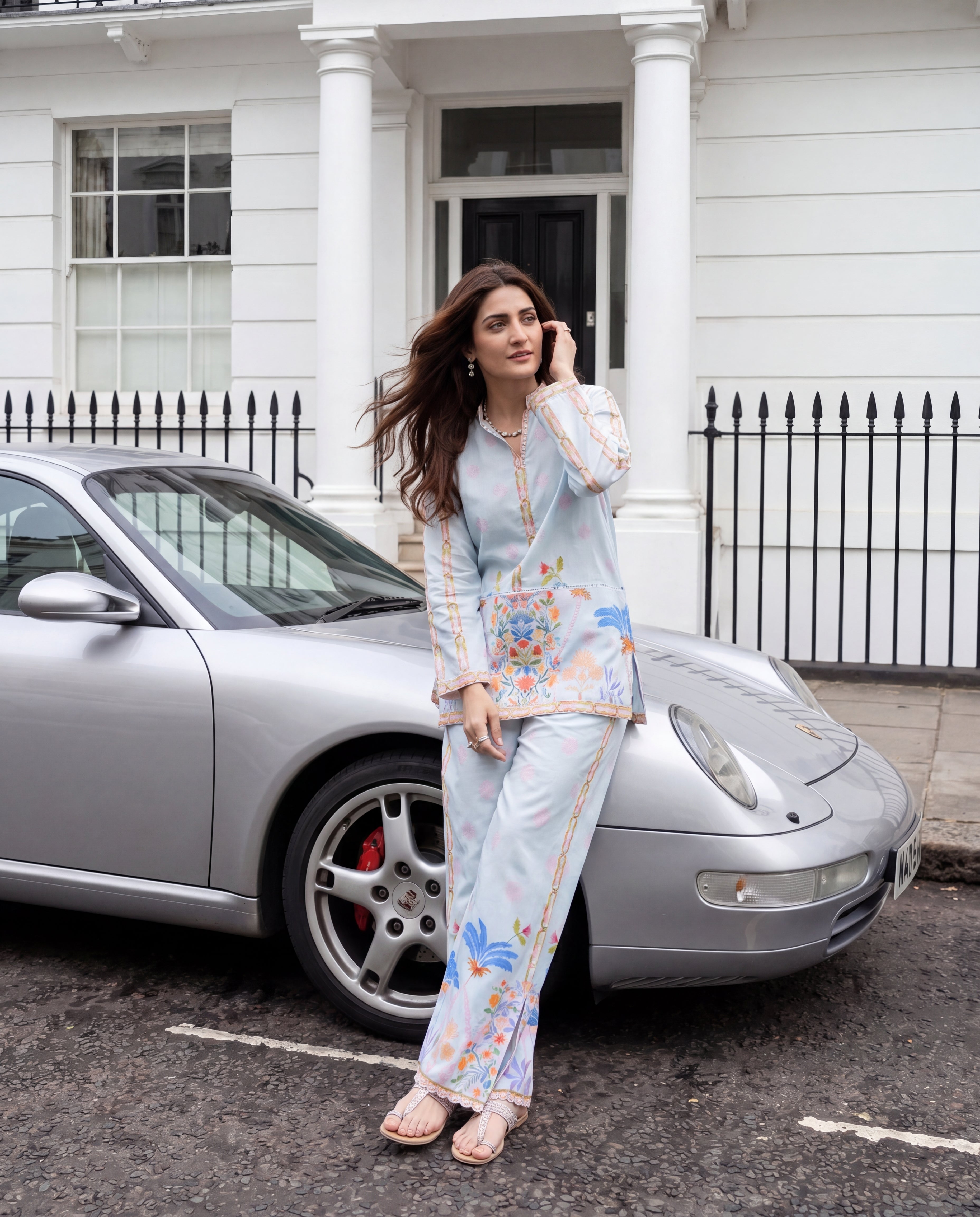 POWDER BLUE PARADISE (RTW 2PC)