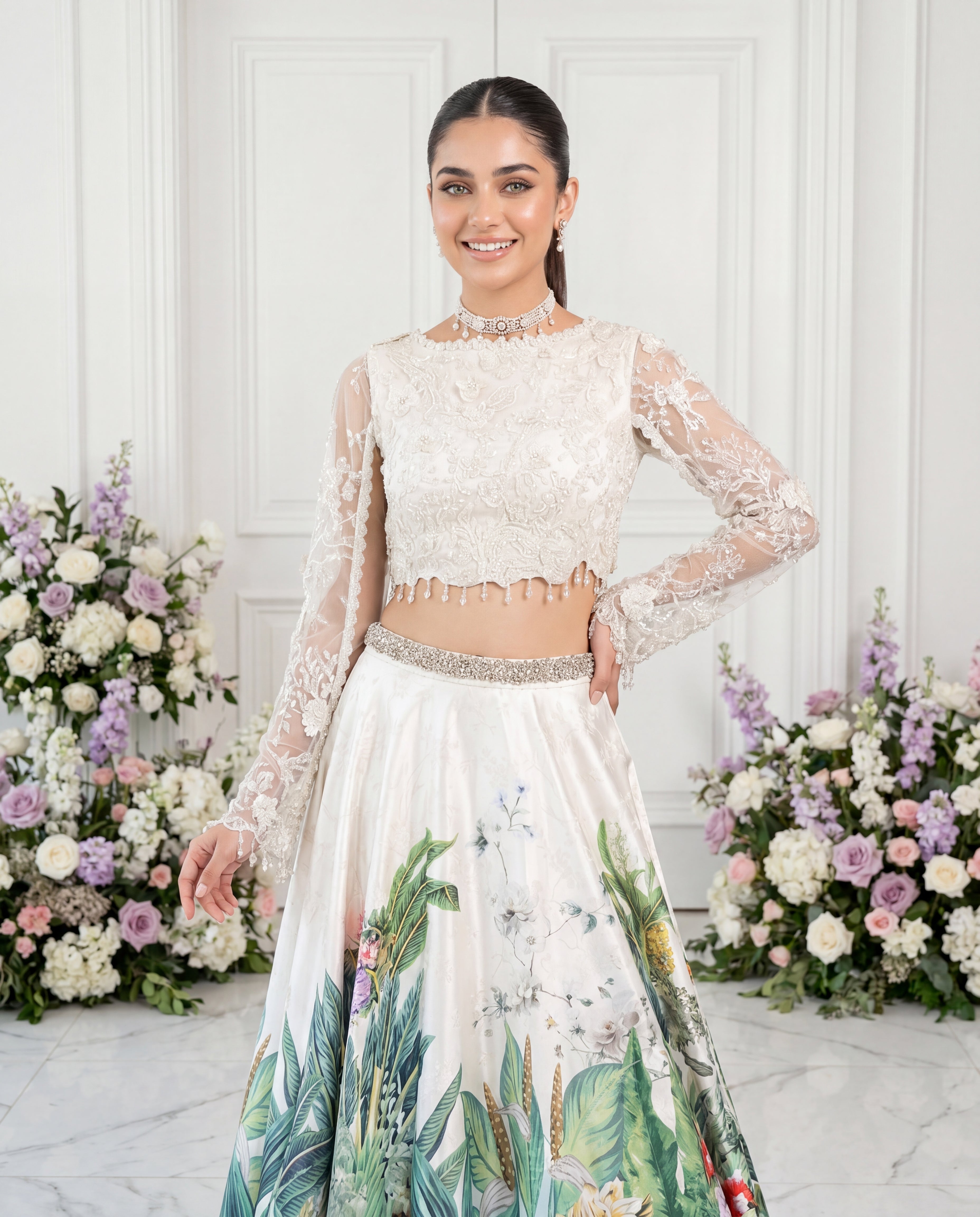 Unstitched The Botanical Dream Lehenga Set