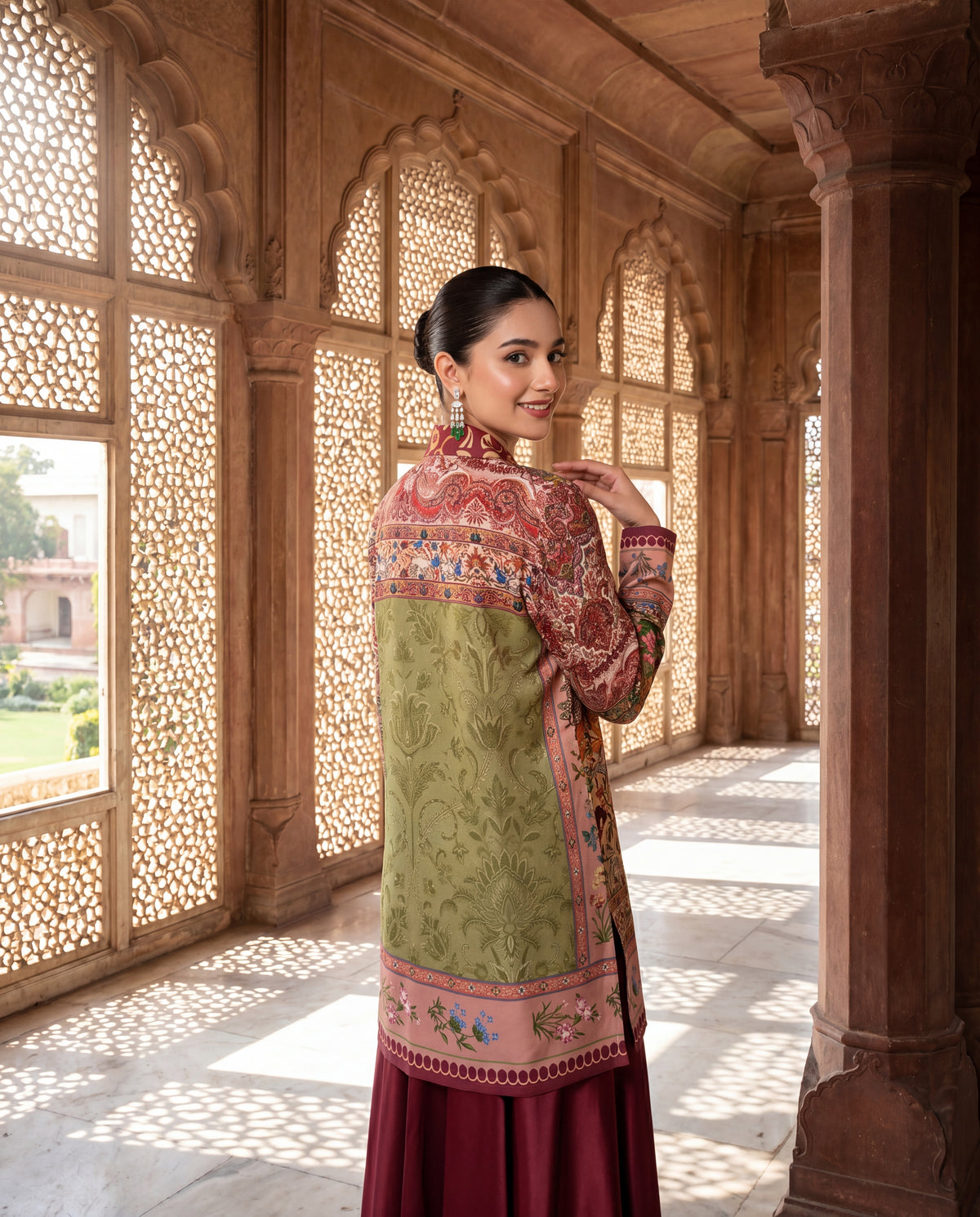The Royal Heritage Blazer And Sharara Set