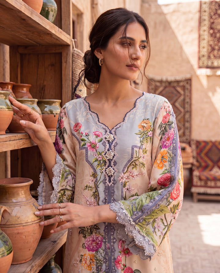 Flora Celeste Kaftan (RTW 1PC)