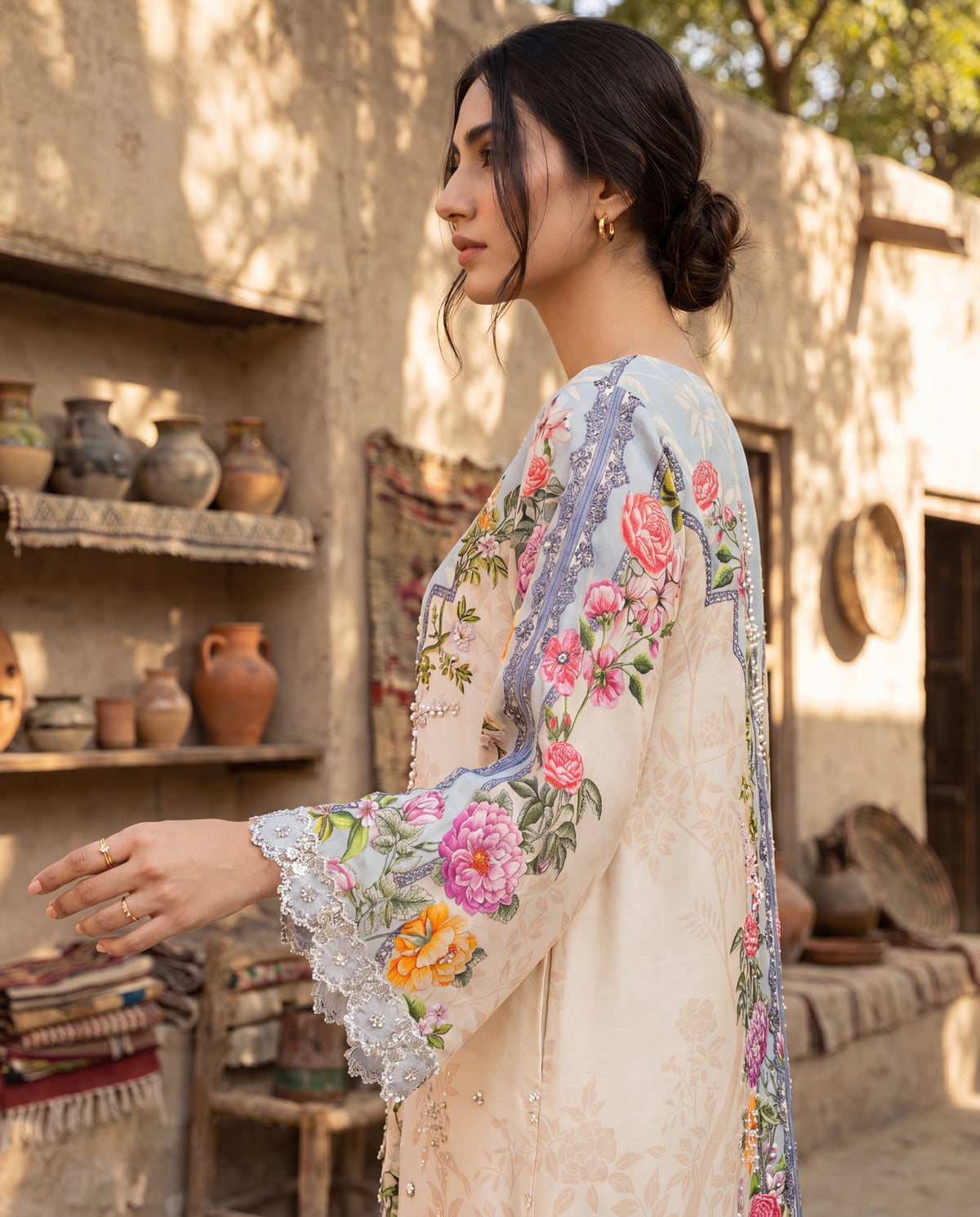 Flora Celeste Kaftan (RTW 1PC)
