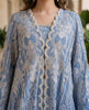 Blue Ombre Embroidered Set