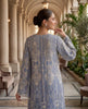 Blue Ombre Embroidered Set