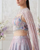 Amethyst Bloom Lehenga Set