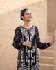 Ebony Bloom Embroidered Kurta with Embroidered Pants