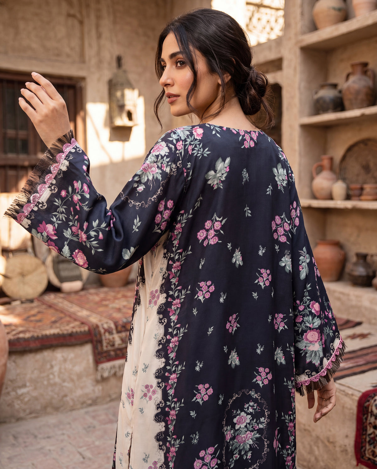 Fleur Noire kaftan (RTW 1PC)