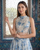 The Azure Bloom Sequin Lehenga Choli