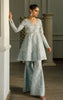 Unstitched Organza Embroidered Peplum