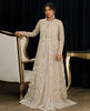 Unstitched Organza Embroidered Jacket With Maxi