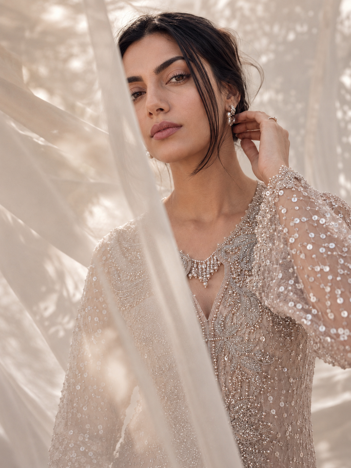 The Champagne Sparkle Straight Set