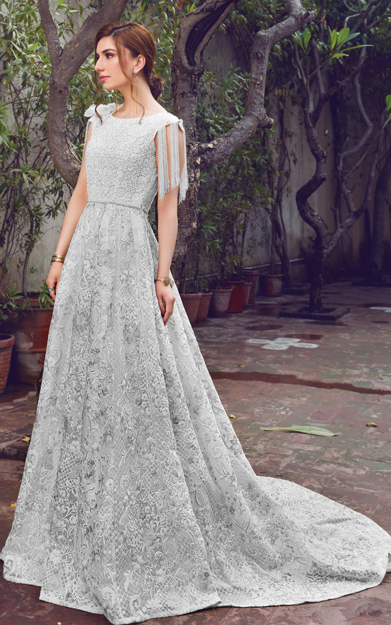 Organza Embroidered Dress