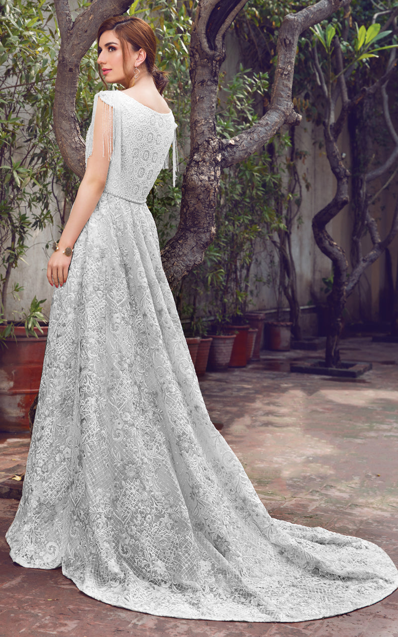 Organza Embroidered Dress