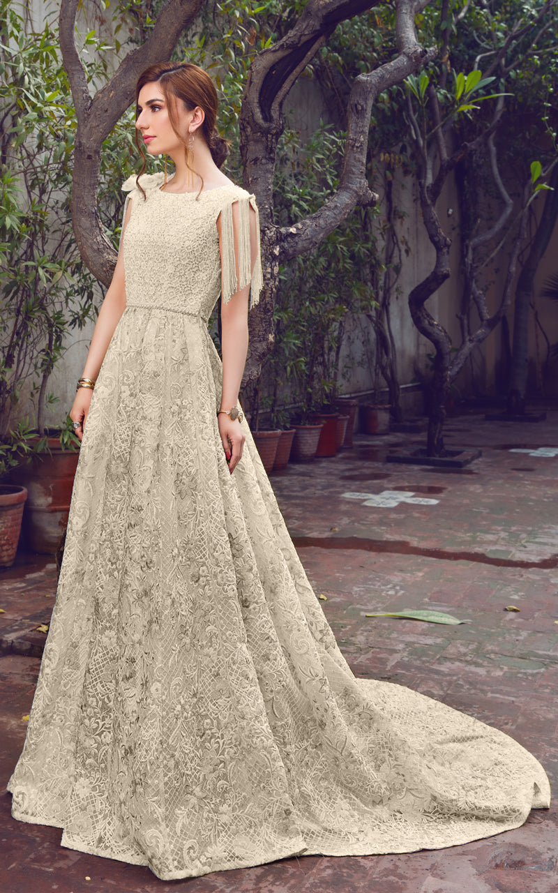 Organza Embroidered Dress