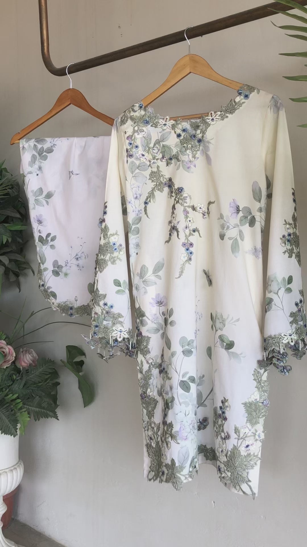 Ethereal Flora Cutwork (RTW 2PC)