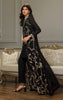 Chiffon Embroidered Long Jacket