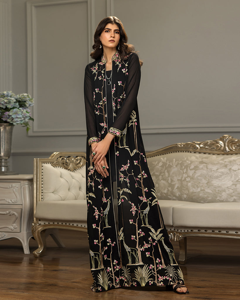 Enchanted Noir Longline Jacket
