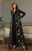 Chiffon Embroidered Long Jacket