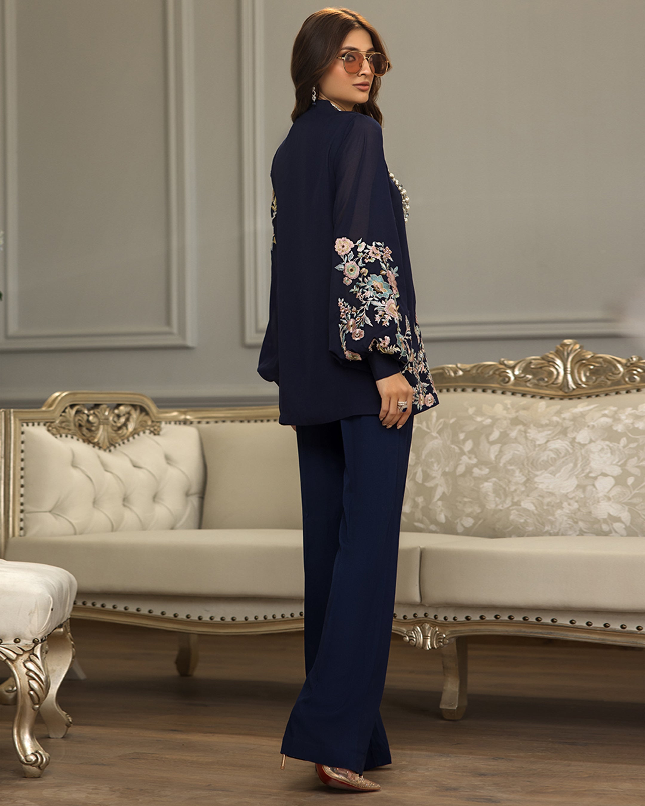 Unstitched Sapphire Flora Co-ord Set