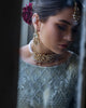 Unstitched Net Embroidered Dress