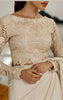 Unstitched Embroidered Saree