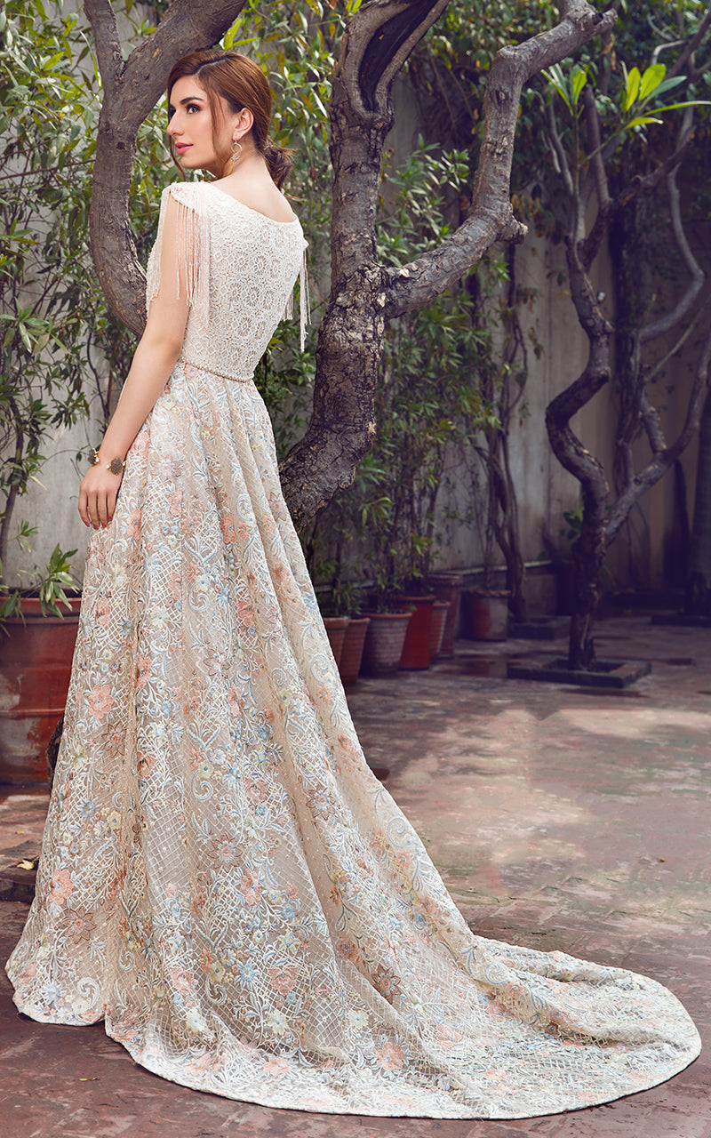 Organza Embroidered Dress