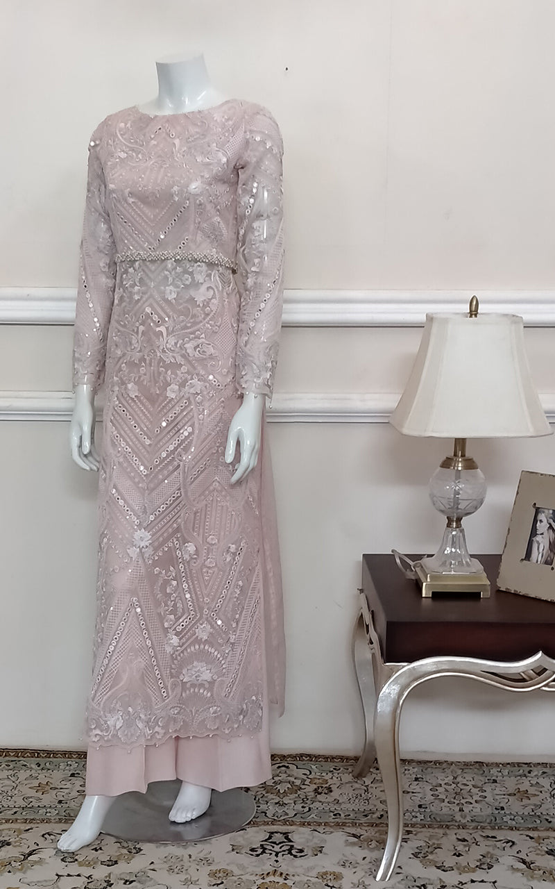 Mirror Work Embroidered  Long Shirt